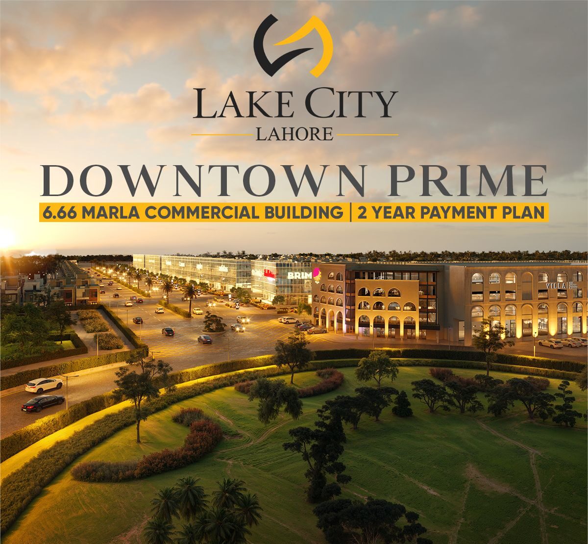 Lake city downtown